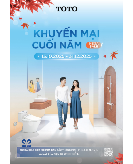 TOTO KHUYẾN MẠI CUỐI NĂM 2025